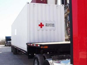 Buy or rent a reefer or refrigerated container to help with disasters